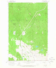 Proctor Montana Historical topographic map, 1:24000 scale, 7.5 X 7.5 Minute, Year 1964