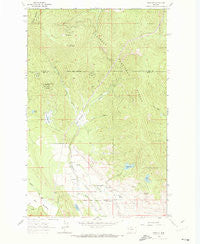 Proctor Montana Historical topographic map, 1:24000 scale, 7.5 X 7.5 Minute, Year 1964