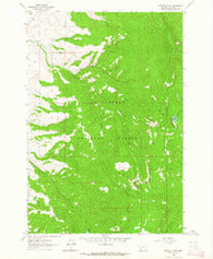 Proposal Rock Montana Historical topographic map, 1:24000 scale, 7.5 X 7.5 Minute, Year 1962