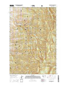 Proposal Rock Montana Current topographic map, 1:24000 scale, 7.5 X 7.5 Minute, Year 2014