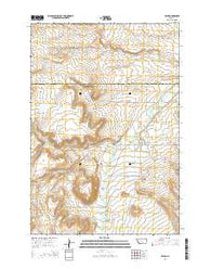 Pryor Montana Current topographic map, 1:24000 scale, 7.5 X 7.5 Minute, Year 2014