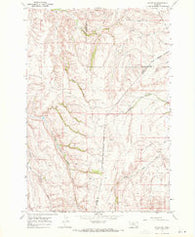 Pryor NW Montana Historical topographic map, 1:24000 scale, 7.5 X 7.5 Minute, Year 1967