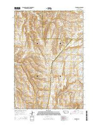 Pryor NW Montana Current topographic map, 1:24000 scale, 7.5 X 7.5 Minute, Year 2014
