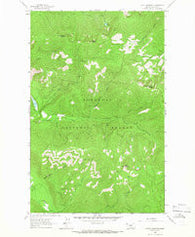 Pulpit Mountain Montana Historical topographic map, 1:24000 scale, 7.5 X 7.5 Minute, Year 1963