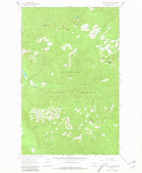 Pulpit Mountain Montana Historical topographic map, 1:24000 scale, 7.5 X 7.5 Minute, Year 1963