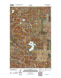 Putnam Lake Montana Historical topographic map, 1:24000 scale, 7.5 X 7.5 Minute, Year 2011