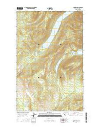 Quartz Ridge Montana Current topographic map, 1:24000 scale, 7.5 X 7.5 Minute, Year 2014