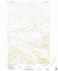 Queens Point Montana Historical topographic map, 1:24000 scale, 7.5 X 7.5 Minute, Year 1962