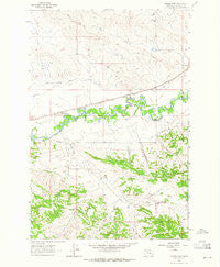 Queens Point Montana Historical topographic map, 1:24000 scale, 7.5 X 7.5 Minute, Year 1962