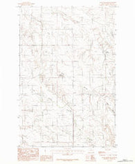 Quick Reservoir Montana Historical topographic map, 1:24000 scale, 7.5 X 7.5 Minute, Year 1983