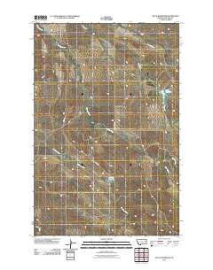 Quick Reservoir Montana Historical topographic map, 1:24000 scale, 7.5 X 7.5 Minute, Year 2011