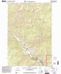 Quigg Peak Montana Historical topographic map, 1:24000 scale, 7.5 X 7.5 Minute, Year 1999