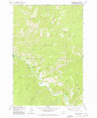 Quigg Peak Montana Historical topographic map, 1:24000 scale, 7.5 X 7.5 Minute, Year 1975