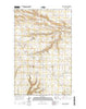 Quigley Coulee Montana Current topographic map, 1:24000 scale, 7.5 X 7.5 Minute, Year 2014