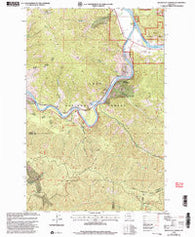 Quinns Hot Springs Montana Historical topographic map, 1:24000 scale, 7.5 X 7.5 Minute, Year 1999