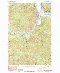 Quinns Hot Springs Montana Historical topographic map, 1:24000 scale, 7.5 X 7.5 Minute, Year 1985