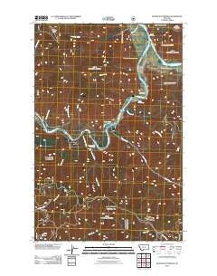 Quinns Hot Springs Montana Historical topographic map, 1:24000 scale, 7.5 X 7.5 Minute, Year 2011