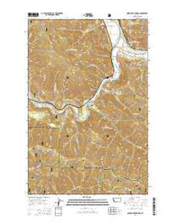 Quinns Hot Springs Montana Current topographic map, 1:24000 scale, 7.5 X 7.5 Minute, Year 2014