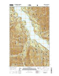 Quintonkon Montana Current topographic map, 1:24000 scale, 7.5 X 7.5 Minute, Year 2014