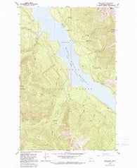 Quintonkon Montana Historical topographic map, 1:24000 scale, 7.5 X 7.5 Minute, Year 1958