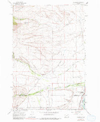 Racetrack Montana Historical topographic map, 1:24000 scale, 7.5 X 7.5 Minute, Year 1976