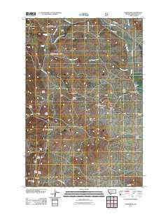 Radersburg Montana Historical topographic map, 1:24000 scale, 7.5 X 7.5 Minute, Year 2011