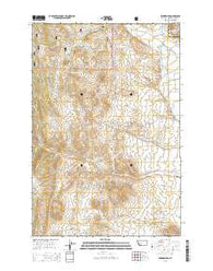 Radersburg Montana Current topographic map, 1:24000 scale, 7.5 X 7.5 Minute, Year 2014