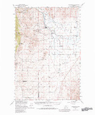 Radersburg Montana Historical topographic map, 1:62500 scale, 15 X 15 Minute, Year 1949