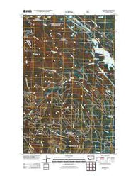 Radnor Montana Historical topographic map, 1:24000 scale, 7.5 X 7.5 Minute, Year 2011