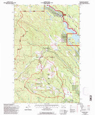 Radnor Montana Historical topographic map, 1:24000 scale, 7.5 X 7.5 Minute, Year 1994