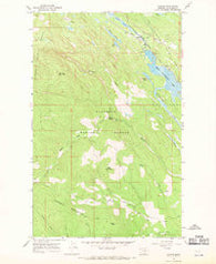 Radnor Montana Historical topographic map, 1:24000 scale, 7.5 X 7.5 Minute, Year 1966