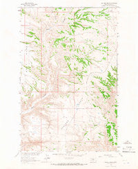 Ragland Bench Montana Historical topographic map, 1:24000 scale, 7.5 X 7.5 Minute, Year 1964