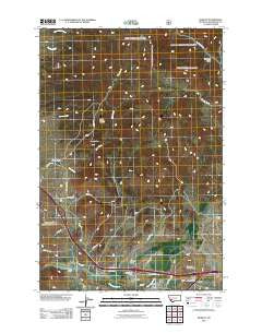 Ramsay Montana Historical topographic map, 1:24000 scale, 7.5 X 7.5 Minute, Year 2011