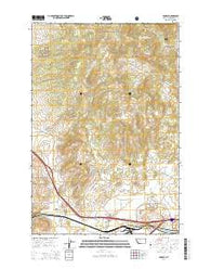 Ramsay Montana Current topographic map, 1:24000 scale, 7.5 X 7.5 Minute, Year 2014