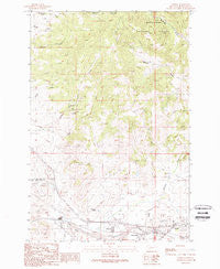 Ramsay Montana Historical topographic map, 1:24000 scale, 7.5 X 7.5 Minute, Year 1989