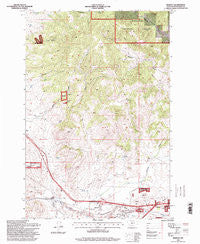 Ramsay Montana Historical topographic map, 1:24000 scale, 7.5 X 7.5 Minute, Year 1996