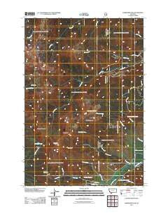 Ramshorn Peak Montana Historical topographic map, 1:24000 scale, 7.5 X 7.5 Minute, Year 2011