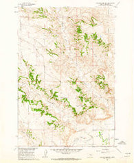 Rancher Cemetery Montana Historical topographic map, 1:24000 scale, 7.5 X 7.5 Minute, Year 1960