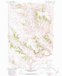 Rancher Cemetery Montana Historical topographic map, 1:24000 scale, 7.5 X 7.5 Minute, Year 1960