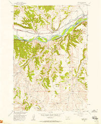 Rapids Montana Historical topographic map, 1:24000 scale, 7.5 X 7.5 Minute, Year 1956