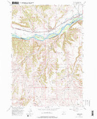 Rapids Montana Historical topographic map, 1:24000 scale, 7.5 X 7.5 Minute, Year 1956