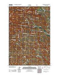 Raspberry Butte Montana Historical topographic map, 1:24000 scale, 7.5 X 7.5 Minute, Year 2011