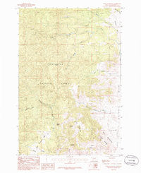 Ratio Mountain Montana Historical topographic map, 1:24000 scale, 7.5 X 7.5 Minute, Year 1985
