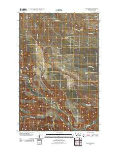 Rattlesnake Montana Historical topographic map, 1:24000 scale, 7.5 X 7.5 Minute, Year 2011