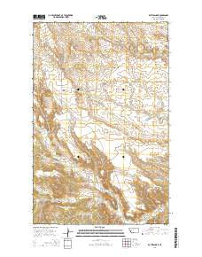 Rattlesnake Montana Current topographic map, 1:24000 scale, 7.5 X 7.5 Minute, Year 2014