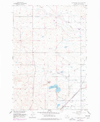 Rattlesnake Butte Montana Historical topographic map, 1:24000 scale, 7.5 X 7.5 Minute, Year 1956
