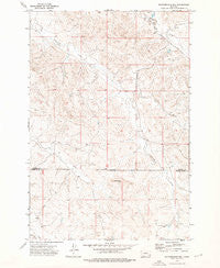 Rattlesnake Hill Montana Historical topographic map, 1:24000 scale, 7.5 X 7.5 Minute, Year 1973