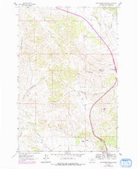 Rattlesnake Mountain Montana Historical topographic map, 1:24000 scale, 7.5 X 7.5 Minute, Year 1962