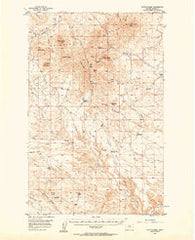 Rattlesnake Montana Historical topographic map, 1:62500 scale, 15 X 15 Minute, Year 1956