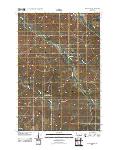 Rattlesnake Hill Montana Historical topographic map, 1:24000 scale, 7.5 X 7.5 Minute, Year 2011